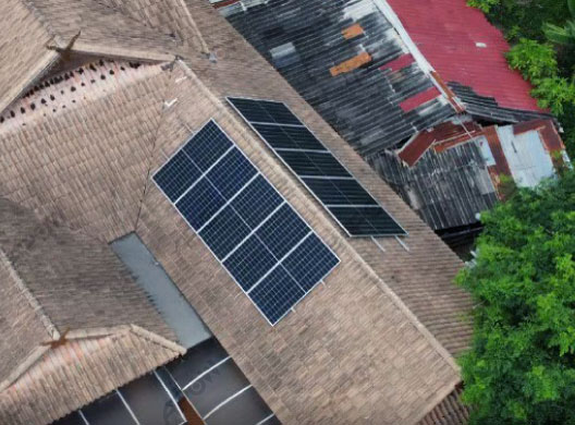 โครงการติดตั้งโซล่าบนบ้านพักอาศัย ขนาดเล็ก